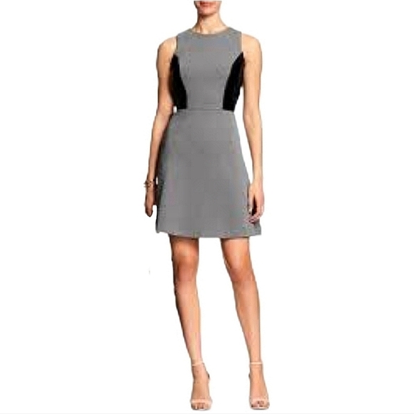 Banana Republic Ponte Fit-and-Flare Dress - Picture 1 of 10